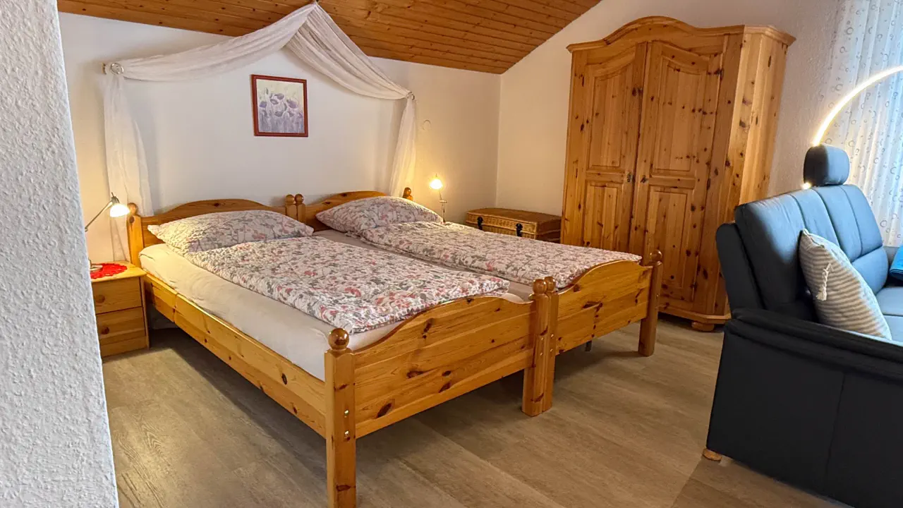 Schlafen Schlafen in zwei komfortablen Betten